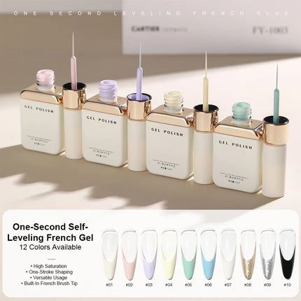 12ml French Nail Polish 12 Colors Long Lasting Quick Drying No Curing Lamp Needed Nail Supplies Varnish for Nails Manicure