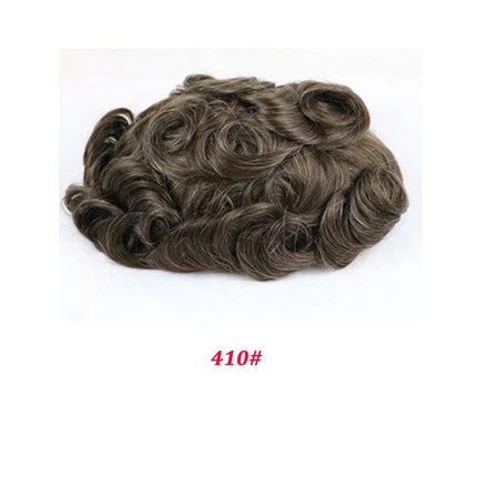 Q6 HD Lace Capillary Prosthesis Natural Hair System Unit Hairpiece Topper Lace PU Indian Human Hair Wig Men Toupee Hairline Wigs