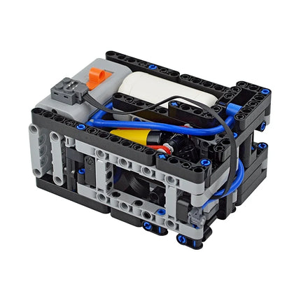 NEW Bricks Technical Pneumatics Automatic Electric Compressor Building Blocks Model Toys with Motor Pneumatic Airtank DIY robot