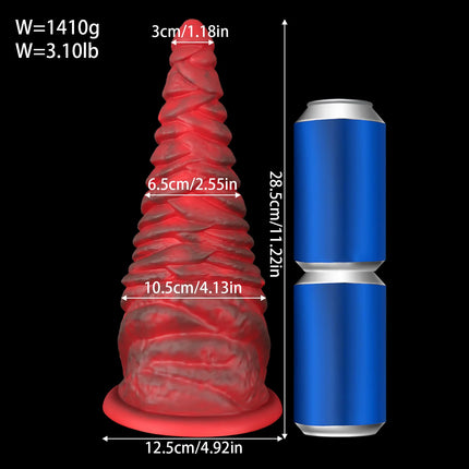 Big Butt Plug Soft Silicone Penis Anal Dilator Huge Anal Plug Dick Dildos Sex Product Stimulate Vagina and Anus Sex Toys for man