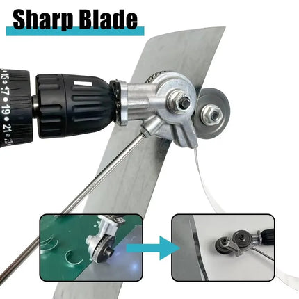 Electric Drill Convert Shears Plate Cutter Metal Sheet Cutter Tool Labor-saving Cutting Tool Sheet Metal Cut Electric Scissor