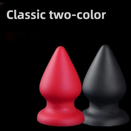 S-XXXL Huge Anal Plug Liquid Silicone Soft Conical Butt Plug Big Anal Dildos for Women Men G-spot /prostate Massage 18+ Sex Toys