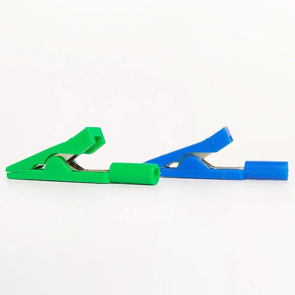 40/10 Pcs Insulated Solderable Alligator Clips with Pure Copper Jaws for Safe Electronics Testing