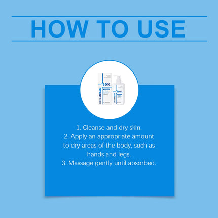 Urea Body Lotion - Gently Hydrates and Moisturizes Dry Body Skin, Delivers Comfort, Ideal for Daily Full-Body Care