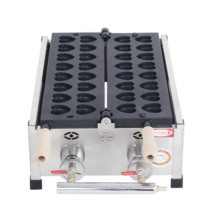 Commercial Heart Shaped Mini Waffle Makers Non-stick Heart Shaped Waffle Baking Machine