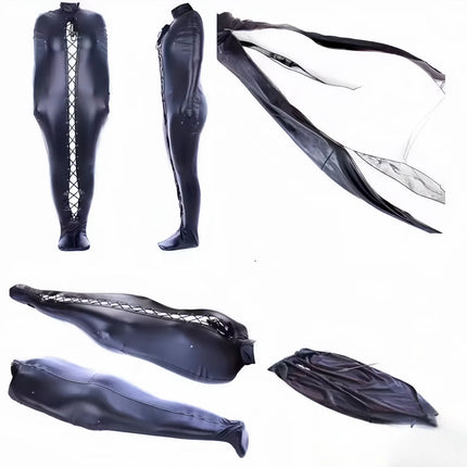 1PC Sex Slave Bondage Outfits Behind Back Bondage Armbinder，Leather Straight Jacket BDSM Restraints Slave Sex Toys For Couples