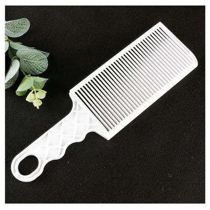 Fading Comb Professional Barber Clipper Blending Flat Top Hair Cutting Comb For Men Heat Resistant Fade Brush Salon Styling Tool