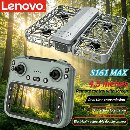 Lenovo S161 MAX GPS Foldable Drone 8K Dual Camera Brushless 5G FPV Human Tracking Gesture Shoot Quadcopter Drone