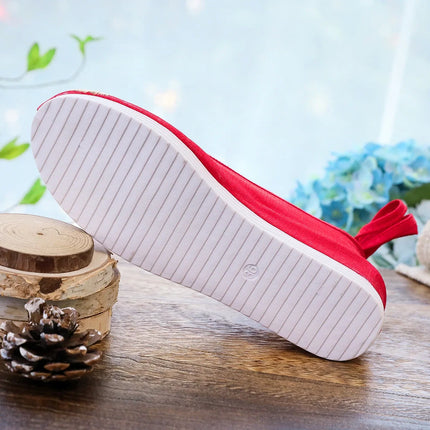 Chasing Moon Hot Sale Of The Season New Style Ming Dynasty Hanfu Shoes National Style Upturned Head Cotton Shoes Ancient Wedding