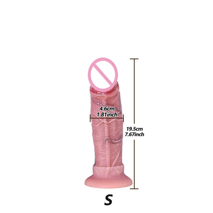 Thick Dildo Man Dick Vagina Massager Adult Women Lesbian Sex Toy Soft Silicone Penis StrapOn With Suction CupFemale Masturbation