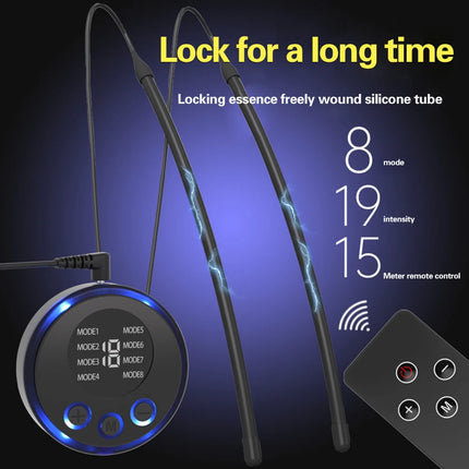 Electric Shock Penis Ring Cock Ring Delay Ejaculation Pulse Body Massager Delayed Ejaculation Prostatic Massage Sex Toys for Men