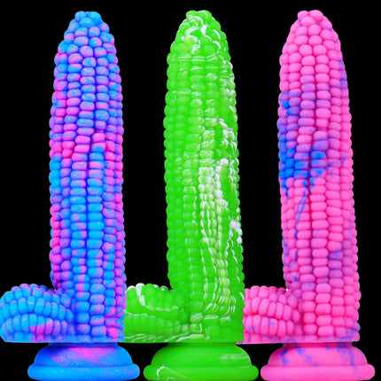 Particles Stimulate Corn Butt Plug Soft Dildo Suction Cup Sex Toys Sexuales Adult Anal Plug Erotic For Women Men Masturbator