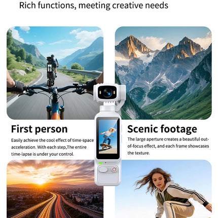 HD 1080P Portable Action Camera With Desktop Stand For Vlog YouTube Girls Entry Video Recording Record Life Action Cameras Cam