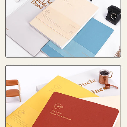 Kinbor Weekly Planner Notebook UnDated Agenda Schedule Daily Monthly Journal Book Portable Record Diary Plan Notepad Stationery