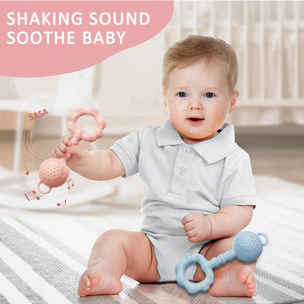 Silicone Rattle Teether / Hochet Mordant Silicone