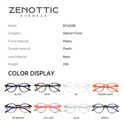 ZENOTTIC  Anti Blue Light Blocking Reading Glasses Women Men Anti-Glare Presbyopic Computer Eyeglasses Diopter from +0 to +4.0