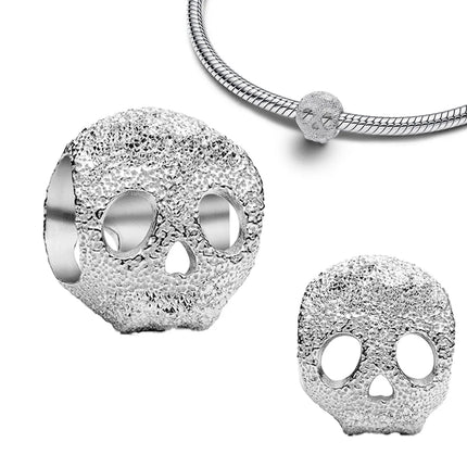 Coin Pendant Charms 925 Silver Vintage Round Seal Metal Golden Skull Compass Medal Beads Bracelets Necklaces Parts Fine Jewelry