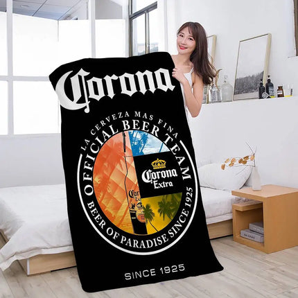 Corona Extra Beer Microfiber Beach Towel Absorbent Quick Dry Soft Yoga Swimming Resort Mountain Climbing Towel