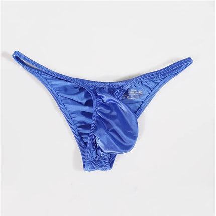 Men's Underwear Ice Silk Low Rise Sexy Bikini Briefs