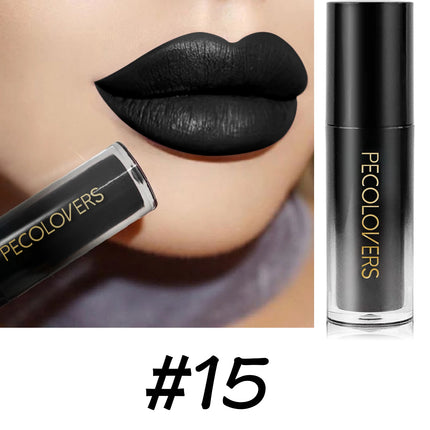 Velvet Matte Lipstick Sexy Red Lip Gloss Waterproof Long Lasting Easy Coloring Non-fading Non-stick Cup Liquid Lip Stick