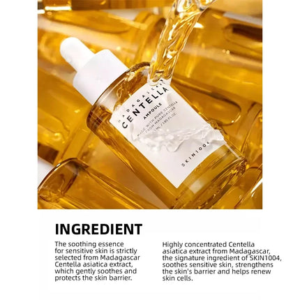 Korean Centella Ampoule Essence,Brightening Calming and Repairing Pores Smoothing Face Moisturize Serum Daily Face Care Products