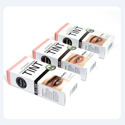 3 Colors Eyelash Eyebrow Dye Tint Kit Lasting Fast Tint Brow Dye Gel Eyebrow Cream Brow Enhancers  Mascara Makeup Tool New