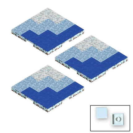 Magnetic Base Plates Blocks 5pcs - Durable Kids