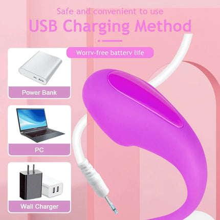 Wireless App Control Dildo Vibrator for Women Vagina Stimulator G Spot Egg Clit Massager Wearable Clitoral Sex Toys for Adults