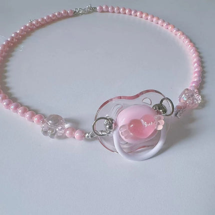 Sexy Cute Gag Adult Pacifier Chain Clip Soothing Toy Unisex Erotic Accessory Oral Bondage Silicone Material Ball Gag Prop SM Toy