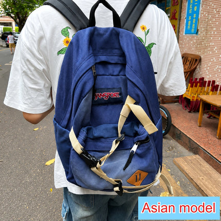 Spider-Man Denim Backpack Spiderman Bookbag Andrew Garfield Backpack Travel BookBag Laptop Bag for Birthday Gift 40X30cm