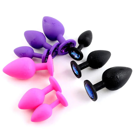 Butt Plug Silicone Anal Plug Prostate Massager Stimulator Adult Supplies Dilator Anus Beads Sex Toys For Women Man Gay Ass Tail