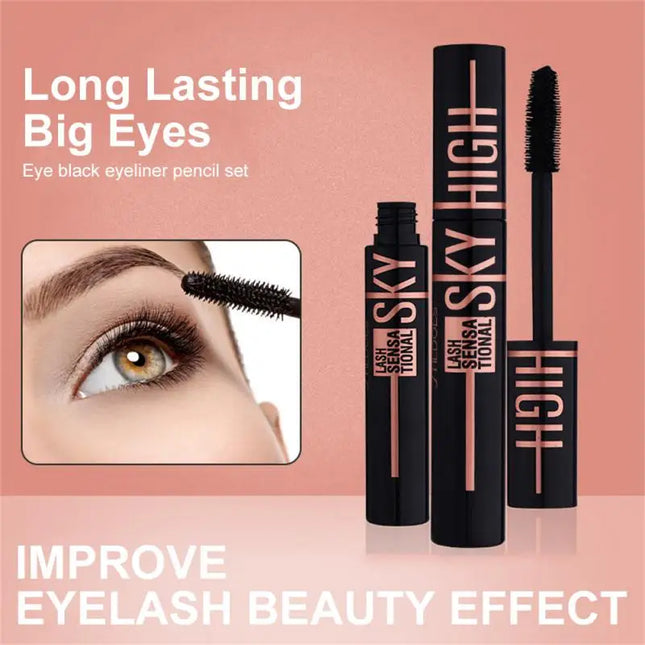 Silk Fiber Mascara Waterproof Mascara For Eyelash Extension Natural Thicking Eye Lashes Curler Long Lasting Makeup Eyes Cosmetic