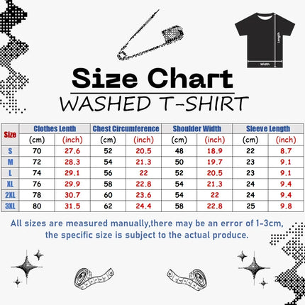 Classic Retro Anime Serial Experiments Lain Graphic Print T-shirt Loose Casual Oversize Vintage Washed Cotton Tee Streetwear Top