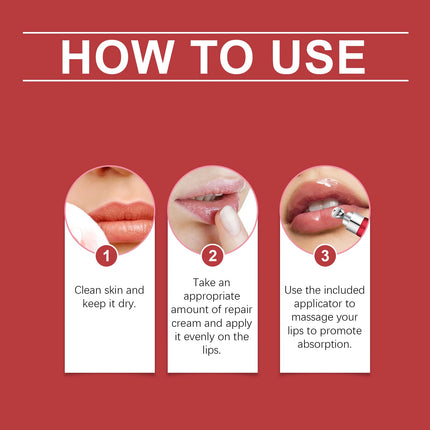 HOYGI Lip Line Cream Balm Long-lasting Hydration Prevent Cracking Reduce Lips Lines Smoothing Collagen Nourishing Repair Care