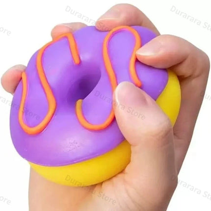 NeeDoh Dippin Dazzler Egg Donut prank stress relief toy soft glue vinyl squeeze toy Slow Rebound Pinch Ornament Relaxation