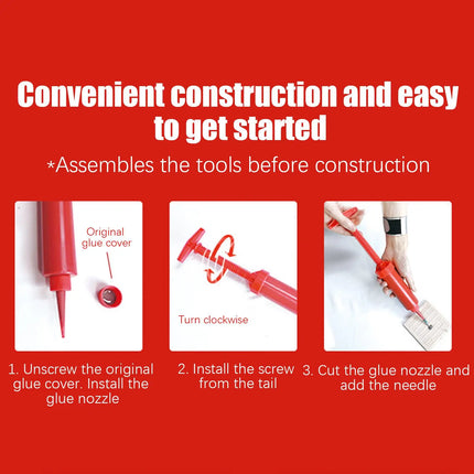 Fixed tiles adhesive Marble Floor Grout Repair Adhesive Selfsticking Heatresistant waterproof Adhesive Spiral Tile Drum Adhesive