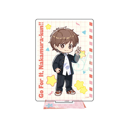 Go For It, Nakamura! New style Okuto Nakamura Aiki Hirose 15CM Cute Anime Acrylic Stand keychain Cosplay Desk Decor Collect gift