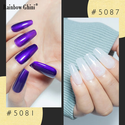 Rainbow Ghini 37Color Base Coat TPO/HEMA Free 15ml Fine Glitter Gel Polish For Manicure Nails Semipermanent Art Nail Supplies