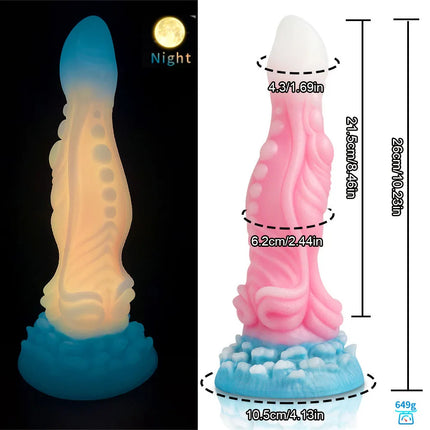 Anal Dildo Luminous Sex Toys for Women Dick Animal/Monsters Horse Dildos Silicone Soft Anal Plug Adult Sextoys Dragon Penis 18+
