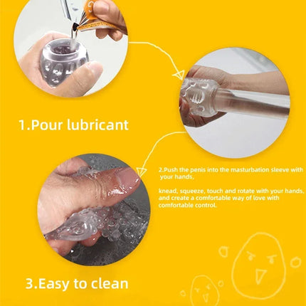 2026 Masturbation Cup for Men Soft Male Exercise Penis Massage Sexy Pocket Pussy Blowjob Toy Vagina Adult Goods 18+