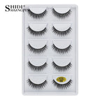 5pairs-3D-X24 / mink eyelashes