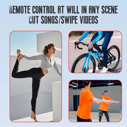 2024 Bluetooth Remote Control Gadget Flipping Selfie Fingertip Controller Give Likes 4 Buttons For IPhone