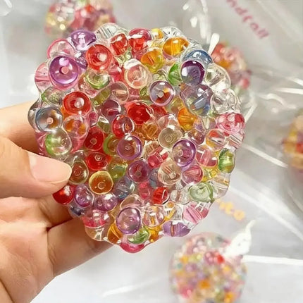 Fashion Super Soft Squishy Balls Textured Memory Gel Sensory Fidget Toys Crunchy Moldable Stress Relief Toy Stress Relief