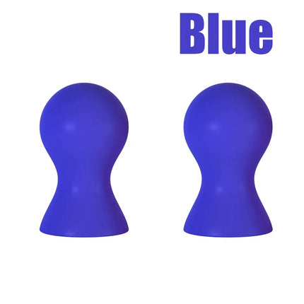 Silicone Nipple Suckers Breast Teaser Set, Soft Suction Cups for Nipple Stimulation, Colorful Silicone Nipple Stimulator Sex Toy