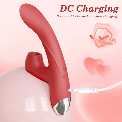 Clit Sucker Vagina G-Spot Vibrator for Women Dildo Vibrator Clitoris Sucking Stimulator Female Masturbation Sex Toy for Women