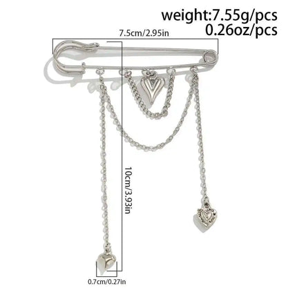 PuRui Trend Creative Silver Color Tassel Pendant Anklet Chain Women Paperclip Foot Ankle Chain with High Heels Accessory Jewelry