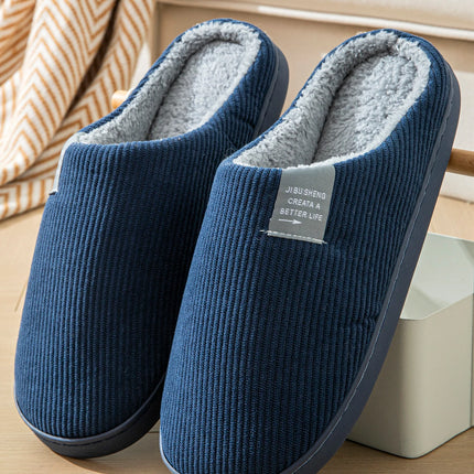 Women's Thick-Soled Soft-Soled Household Slippers Household Plush Slippers Non-Slip Warm Slippers Indoor Winter