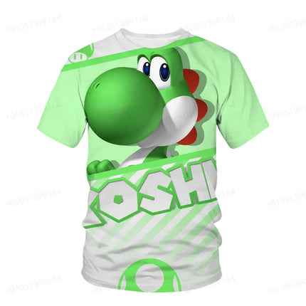 The 2026 Summer Quick-drying Cartoon Super Mario Bros. 3 D Men's T-shirt Coat Children Sportswear with Boys