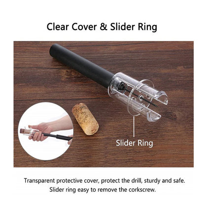 Air Pump Wine Corkscrew Bar Tools Safe Portable Stainless Steel Pin Cork Remover Air Pressure Bottle Opener Kitchen Accessories