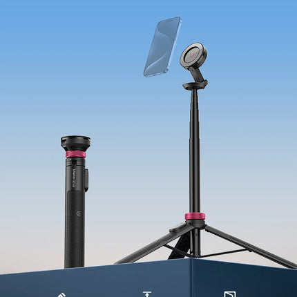 Ulanzi MT-84 Magnetic Tripod Portable Selfie for iPhone 15 14 13 Pro Pro Max for Live Streaming Vlogging